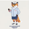 Maison Kitsune Kids Fox Print Ringer T-Shirt 160301205 [P]
