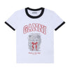 GANNI 女性用半袖Tシャツ A1050030 151 157204324 [P]