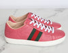 GUCCI Ace Dreistreifen GG Sneakers Pink 35.5 160782852 [P]