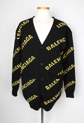 Balenciaga Multi-Logo Cardigan XS 160785748 [P]