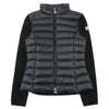MONCLER Damen Wappen Patch Hoher Kragen Strickmix Daunenjacke 155624002 [P]