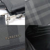 BURBERRY Charcoal Check Frame Pouch Clutch 160790792 [P]