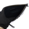Saint Laurent Black Grained Embossed Leather Monogram Zipped Tablet Holder Clutch 667686 160790858 [P]