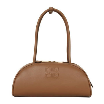 Miu Miu Cognac Leather Medium Tote Bag 160792308 [P]