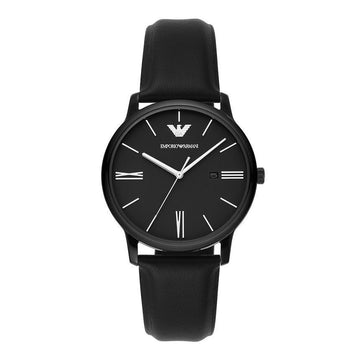 Armani Minimalist Men's Leather Watch 144731091 [P]