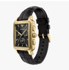 ARMANI クロノグラフ スクエア メンズレザー時計 152826018 [P]