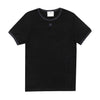 COURREGES Kontrast Logo Damen T-Shirt 140222724 [P]