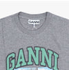 Ganni Short Sleeve Teddy Bear Comic Logo Women's T-Shirt 153845457 [P]