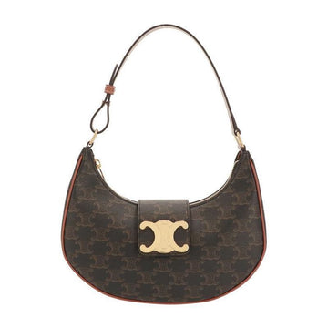 CELINE Mediem Abba Triomphe Tasche Triomphe Canvas Kalbsleder Tan 11449 2BZJ 04LU 160698993 [P]