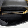 Saint Laurent Monogram Matelassé Lulu Shoulder Bag Small Black 494699 160794737 [P]
