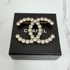CHANEL CC Big Logo Strass Gold Brooch (AB3751) 160794858 [P]
