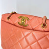 CHANEL Quilted Lambskin Chain Shoulder Bag 160794982 [P]