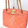 CHANEL Quilted Lambskin Chain Shoulder Bag 160794982 [P]