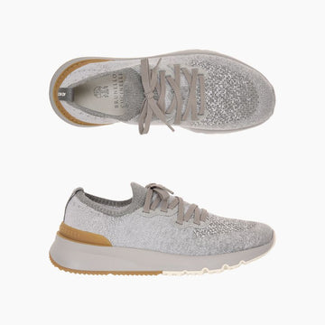 Brunello Cucinelli Cotton Knit Runner Sneakers 156950121 [P]
