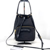 Prada Jacquard Bucket Bag Crossbody Black (1BH038) 160795286 [P]