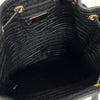 Prada Jacquard Bucket Bag Crossbody Black (1BH038) 160795286 [P]