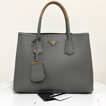 Prada Saffiano Double Tote Bag & Shoulder Bag Medium (1BG775) 160795717 [P]