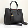 PRADA Saffiano Doppeltasche Medium Schwarz (1BG775) 160796215 [P]
