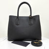 PRADA Saffiano Doppeltasche Medium Schwarz (1BG775) 160796215 [P]
