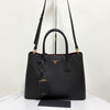 PRADA Saffiano Doppeltasche Medium Schwarz (1BG775) 160796215 [P]