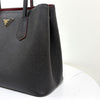 PRADA Saffiano Doppeltasche Medium Schwarz (1BG775) 160796215 [P]
