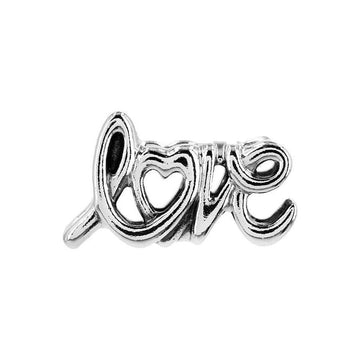 Pandora Handwritten Love Silver Bracelet Charm 123431141 [P]
