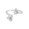 SWAROVSKI メズメラ アトラクト ハート 52号 女性リング 135583021 [P]