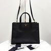 Prada Saffiano Triangle Logo Tote Bag & Shoulder Bag Black (BN2603) 160798224 [P]