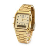 Casio Square Digital Analog Dual Time Metal Watch 40559346 [P]