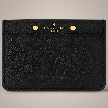 LOUIS VUITTON Kartenhalter mit Monogrammprägung in Schwarz M69171 160797314 [P]