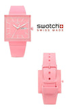 SWATCH 時計 SO34P700 BIOCERAMIC WHAT IF ROSE ウレタンバンド レディースウォッチ 87208524 [P]