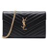 SAINT LAURENT Gepatterte Monogramm Kettenbörse 31077268 [P]