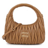 Miu Miu Hobo Bag in Napa Leather 5BC125-AN88-F098L-OOY 153363604 [P]