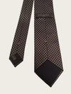 LOUIS VUITTON Braune Mikro Damier Muster Krawatte 160802801 [P]