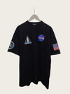 Balenciaga Black Space Screw Patch Logo Oversized T-Shirt 160802867 [P]