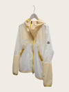 MONCLER DOI Kapuzen Windbreaker in Weiß und Gelb 160802924 [P]