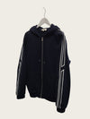 Hermes Black Side Logo Run H Hooded Zip-Up 160802955 [P]