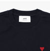 AMI Long Sleeve Small Heart Logo T-Shirt 135130844 [P]