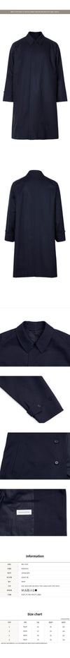 Kaptain Sunshine Navy Walker Wool Coat 151512292 [P]