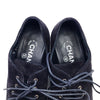 CHANEL Interlocking CC Suede Derby Shoes Black 36.5 160807718 [P]