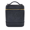 CHANEL Vintage Caviar Vanity Bag Black 5 Series A01998 160808182 [P]