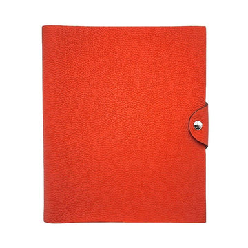 Hermes Ulysses MM Notepad Cover Orange Field Square R Stamp 160808943 [P]