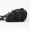PRADA Gaufre Tote Schultertasche in Schwarz mit goldener Hardware 160497707 [P]
