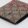 Gucci Snake Print GG Supreme Canvas Compact Wallet 160619849 [P]