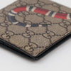 Gucci Snake Print GG Supreme Canvas Compact Wallet 160619849 [P]
