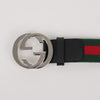 GUCCI Interlocking G Gürtel aus Webmaterial Größe 85 160626807 [P]