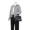 GUCCI Interlocking Leder Top Handle Chain Schultertasche Schwarz 160627602 [P]