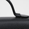 GUCCI Interlocking Leder Top Handle Chain Schultertasche Schwarz 160627602 [P]