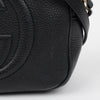 Gucci Disco Soho Leather Shoulder Bag Black 160665020 [P]