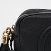 Gucci Disco Soho Leather Shoulder Bag Black 160665020 [P]